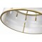 Z-Lite Carnaby Chandelier, 9-Light, 32.25 In.W x 18 In.H, Modern Gold/Clear Ribbed 7504P32-MGLD - alternate 3